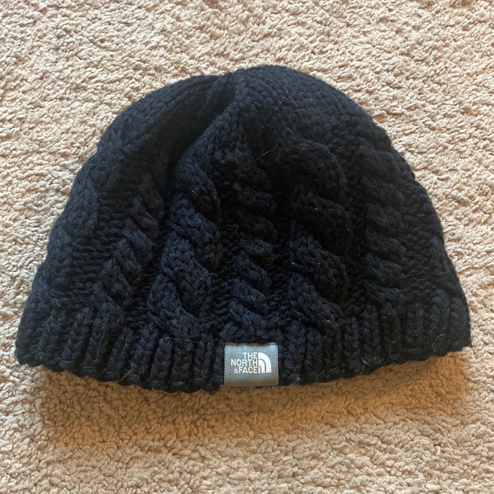 the north face black womens beanie hat
